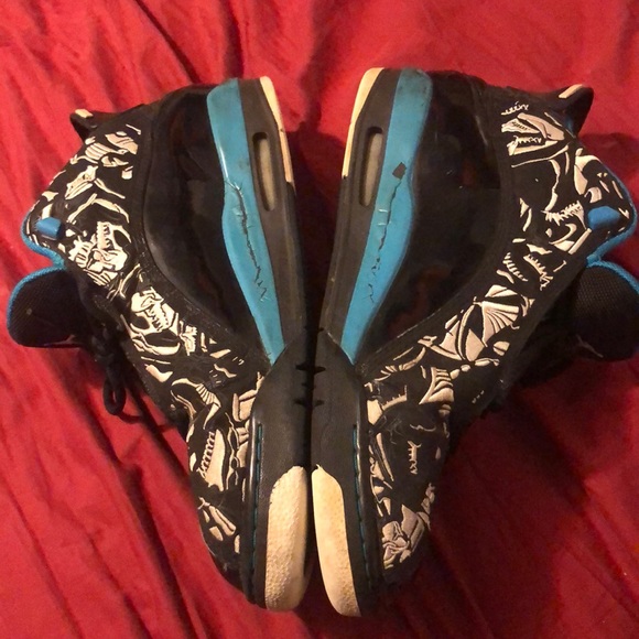 Jordan Dub 0 black white and laser blue - Picture 2 of 6